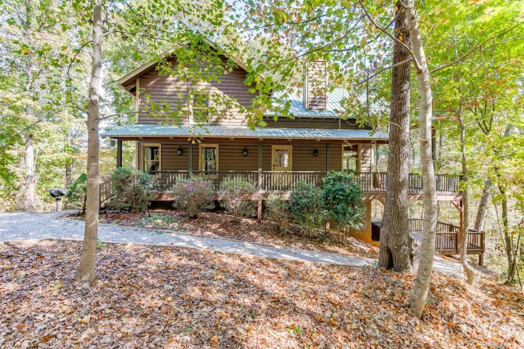 Deluxe Cabin For Groups Near Helen W Hot Tub Cornelia Exterior photo